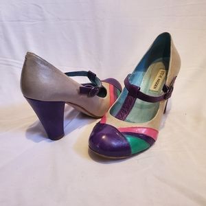 Steve Madden Leather Retro Heels